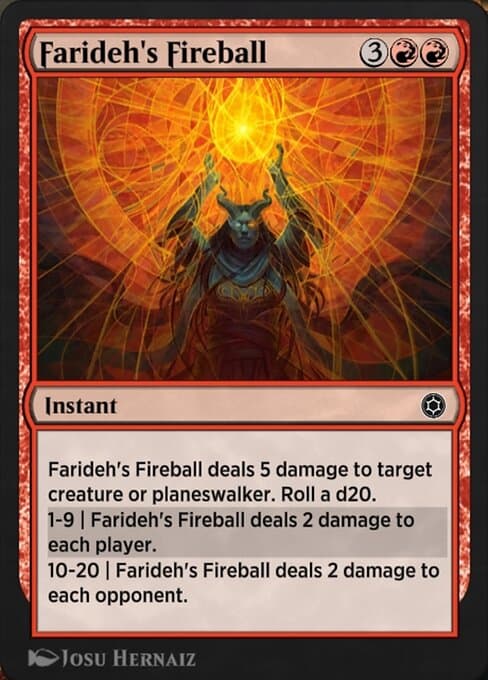 Farideh's Fireball #181 – Alchemy Horizons: Baldur's Gate Farideh's Fireball from Alchemy Horizons: Baldur's Gate (Common)