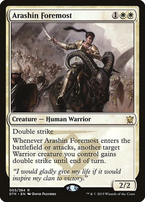 Arashin Foremost from Dragons of Tarkir (Rare)