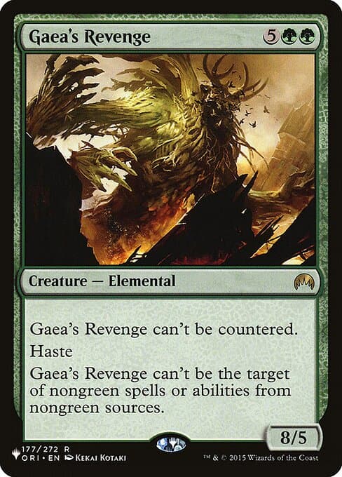 Gaea's Revenge from The List (Rare)