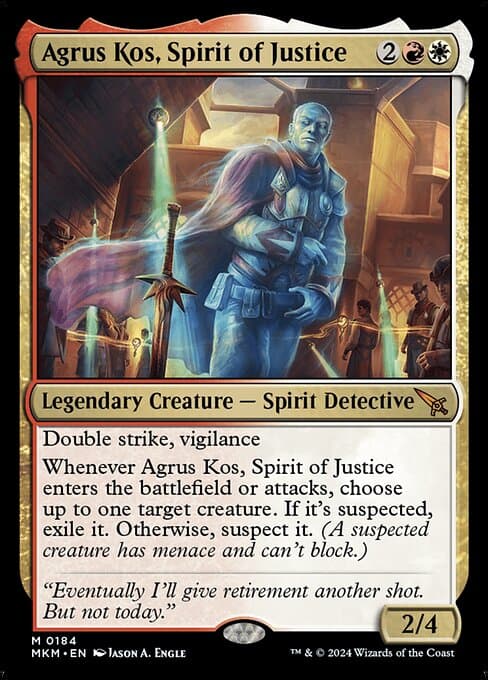 Agrus Kos, Spirit of Justice from Murders at Karlov Manor (Mythic)