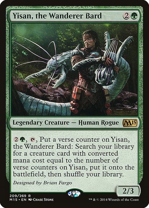 Yisan, the Wanderer Bard from Magic 2015 (Rare)