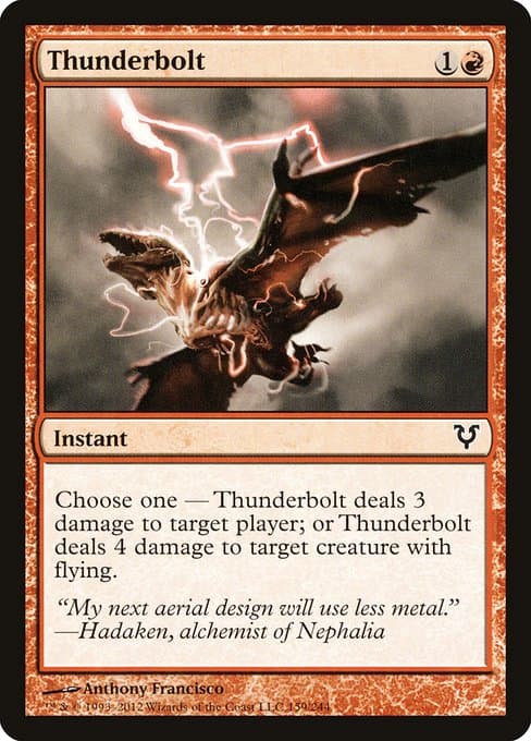 Thunderbolt from Avacyn Restored (Common)