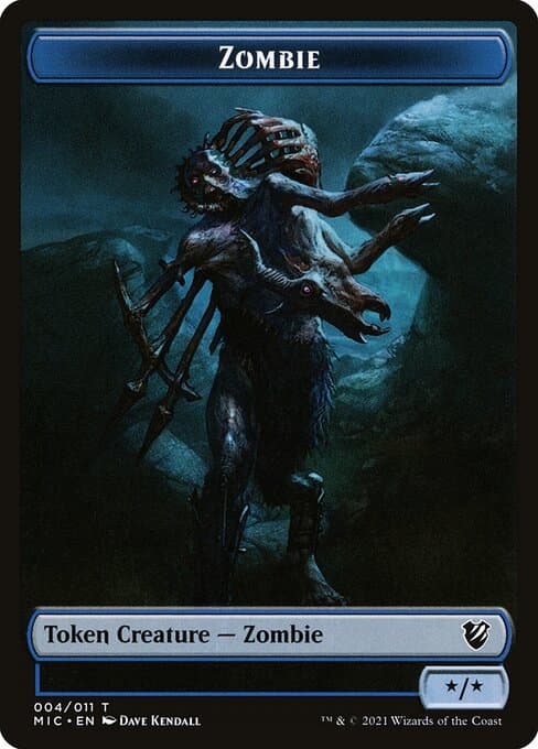 Zombie from Midnight Hunt Commander Tokens (Common)