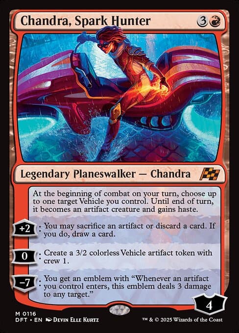 Chandra, Spark Hunter from Aetherdrift (Mythic)