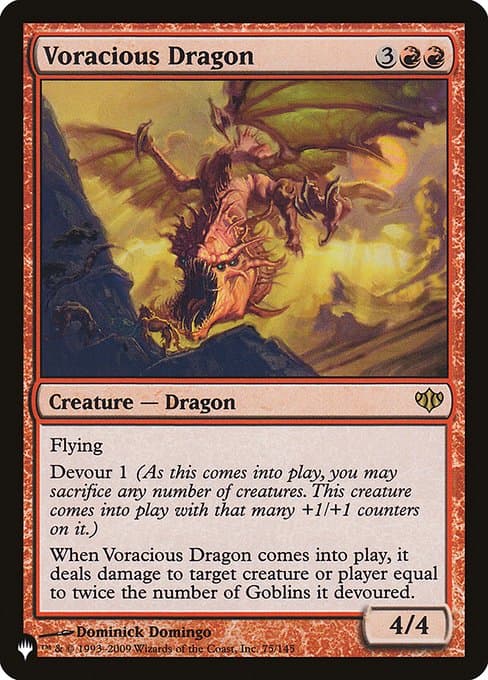 Voracious Dragon from The List (Rare)