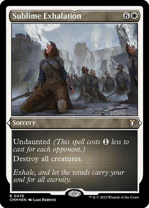 Sublime Exhalation from Commander Masters (Rare)