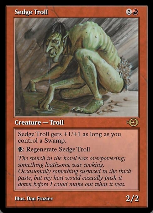 Sedge Troll from Magic Online Promos (Rare)