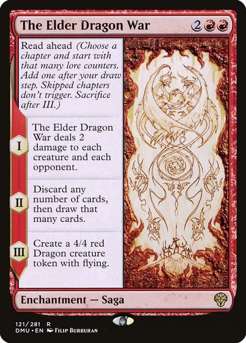 The Elder Dragon War from Dominaria United (Rare)