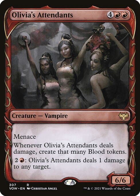 Olivia's Attendants from Innistrad: Crimson Vow (Rare)