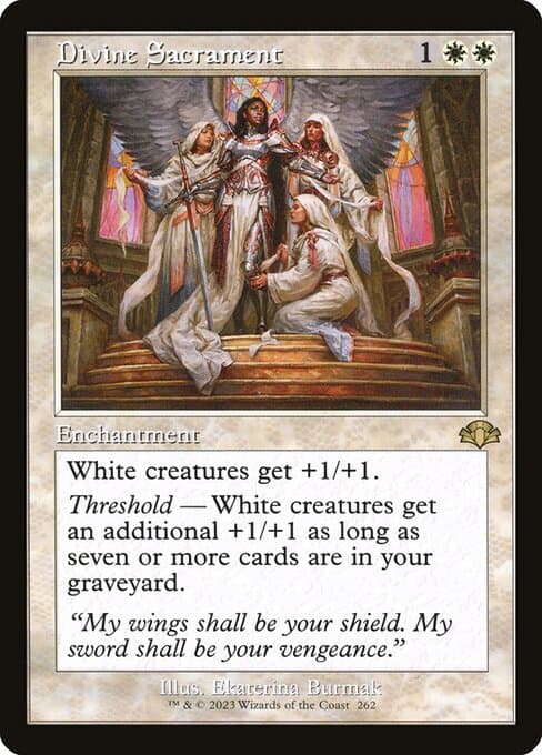 Divine Sacrament from Dominaria Remastered (Rare)