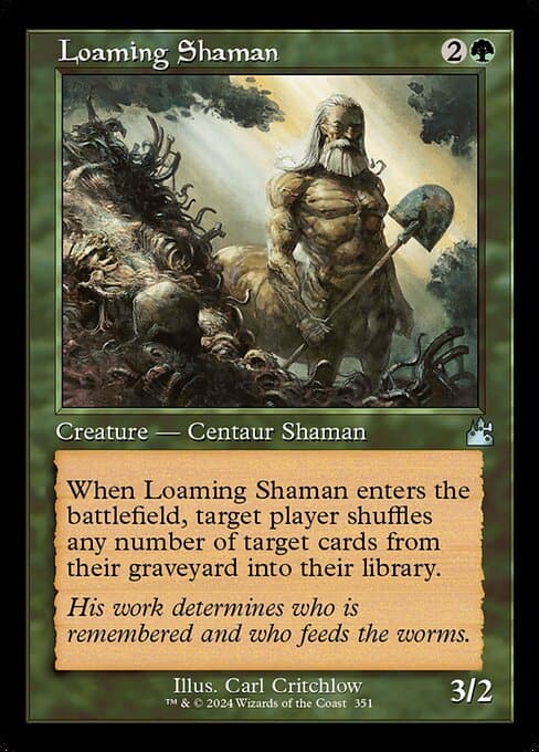 Loaming Shaman from Ravnica Remastered (Uncommon)