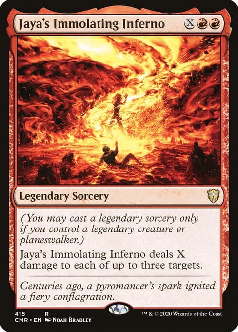 Jaya's Immolating Inferno from Commander Legends (Rare)