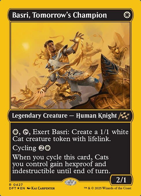Basri, Tomorrow's Champion from Aetherdrift (Rare)
