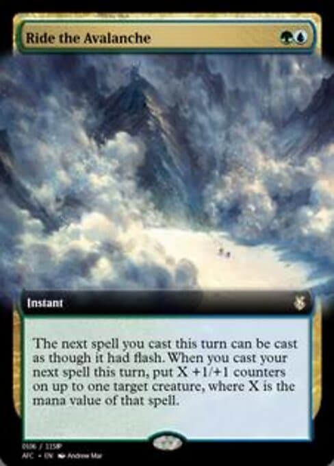 Ride the Avalanche from Magic Online Promos (Rare)