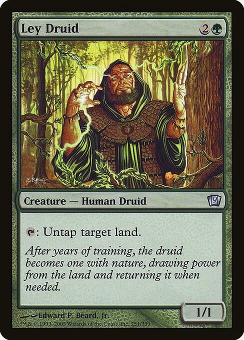 Ley Druid from Ninth Edition (Uncommon)