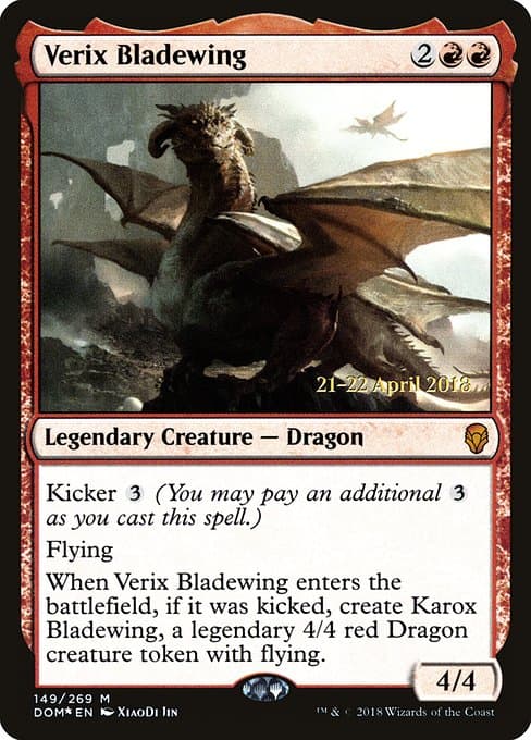 Verix Bladewing from Dominaria Promos (Mythic)
