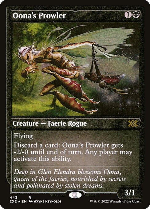 Oona's Prowler from Double Masters 2022 (Rare)