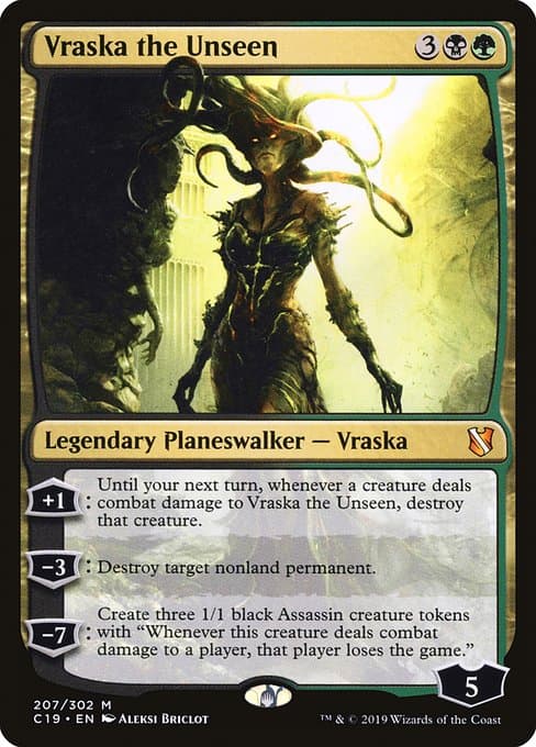 Vraska the Unseen from Commander 2019 (Mythic)
