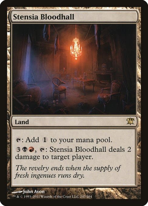 Stensia Bloodhall from Innistrad (Rare)