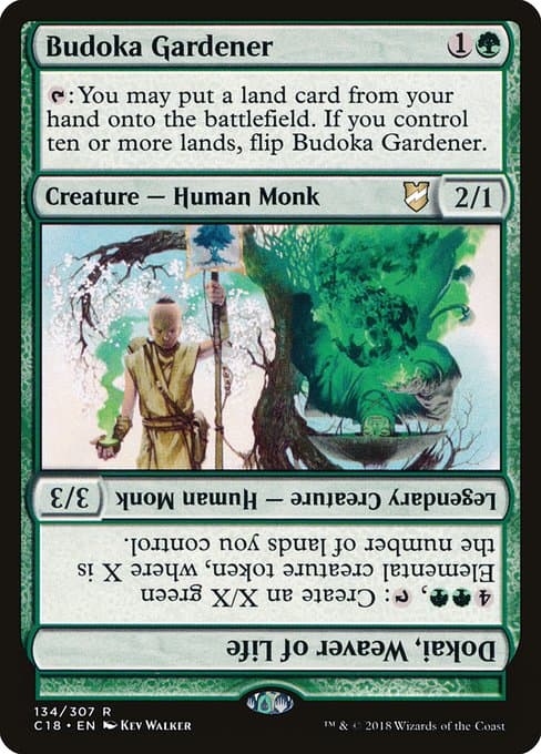 Budoka Gardener // Dokai, Weaver of Life (Rare)