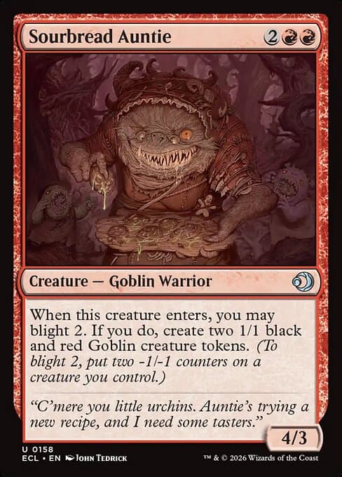 Sourbread Auntie from Lorwyn Eclipsed (Uncommon)
