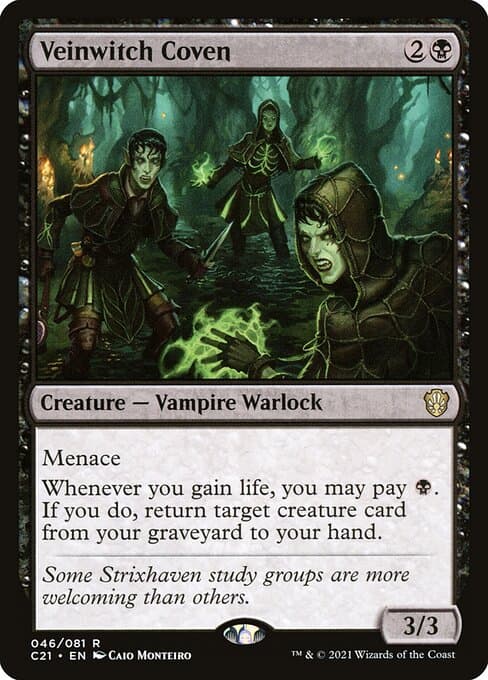 Veinwitch Coven from Commander 2021 (Rare)