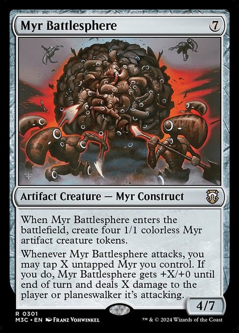 Myr Battlesphere from Modern Horizons 3 Commander (Rare)