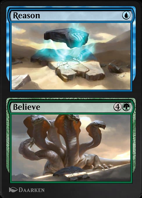 Reason // Believe from Amonkhet Remastered (Rare)
