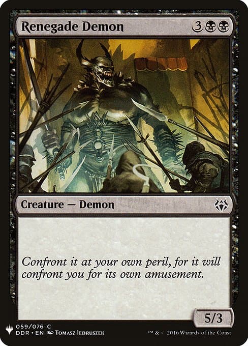 Renegade Demon from The List (Common)
