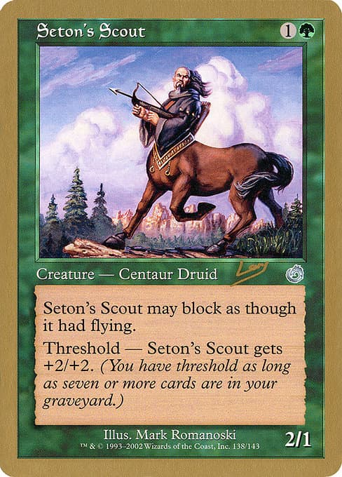 Seton's Scout from World Championship Decks 2002 (Uncommon)