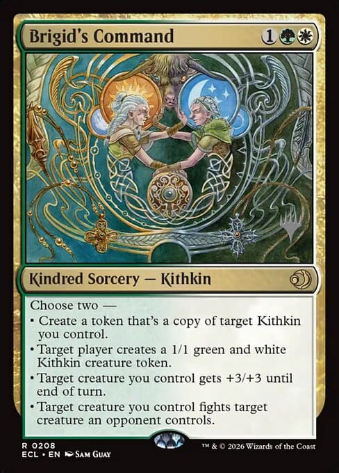 Brigid's Command from Lorwyn Eclipsed Promos (Rare)