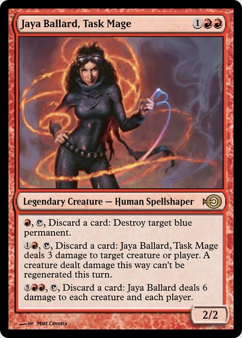 Jaya Ballard, Task Mage from Magic Online Promos (Rare)