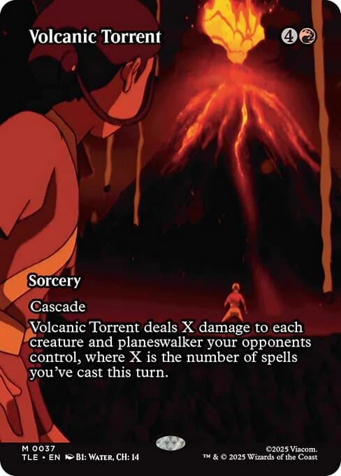 Volcanic Torrent from Avatar: The Last Airbender Eternal (Mythic)