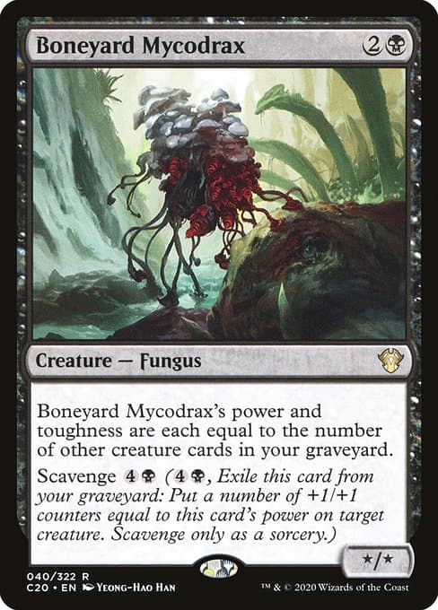 Boneyard Mycodrax from Commander 2020 (Rare)