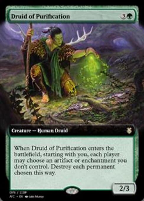 Druid of Purification from Magic Online Promos (Rare)
