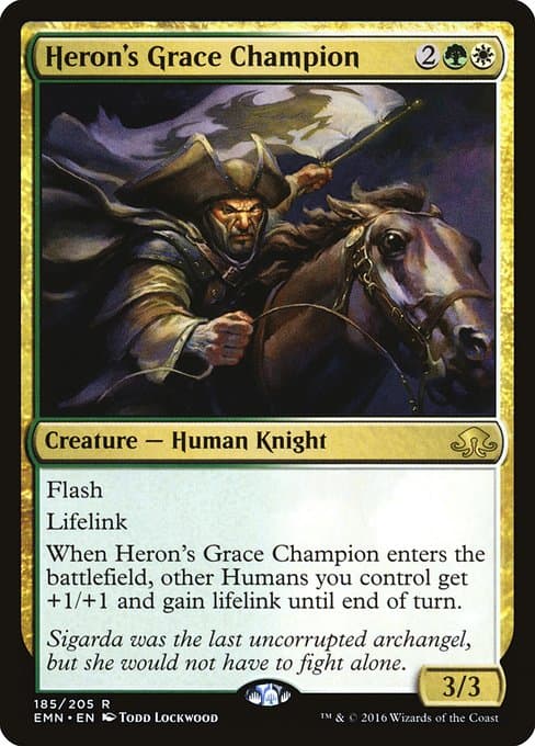 Heron's Grace Champion from Eldritch Moon (Rare)