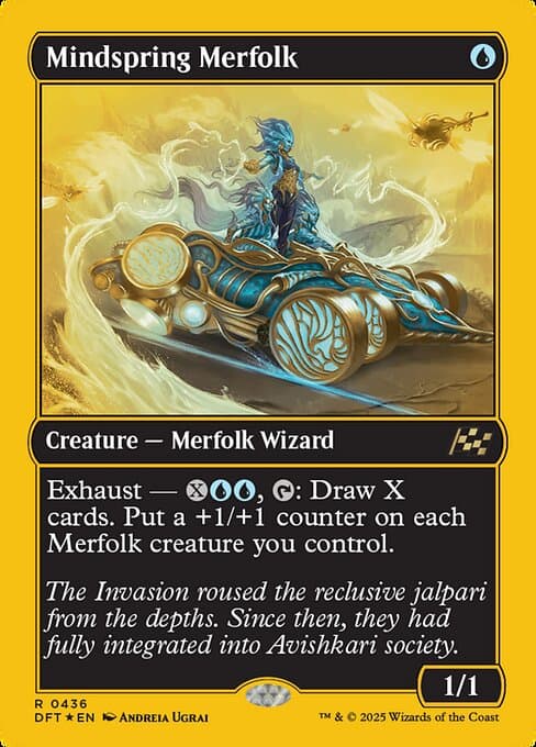 Mindspring Merfolk from Aetherdrift (Rare)
