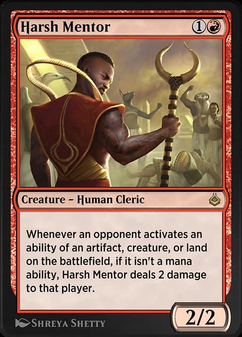 Harsh Mentor from Amonkhet Remastered (Rare)