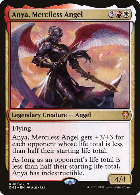 Anya, Merciless Angel from Commander Anthology Volume II (Mythic)