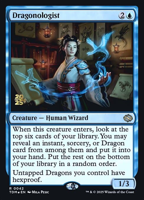 Dragonologist from Tarkir: Dragonstorm Promos (Rare)