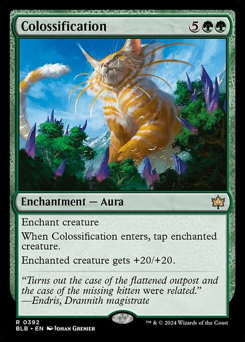 Colossification from Bloomburrow (Rare)