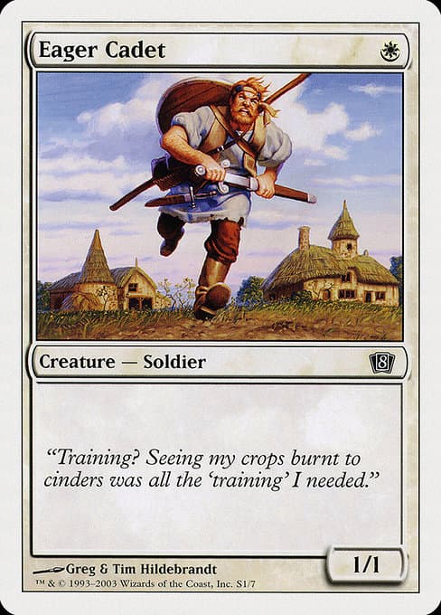 Eager Cadet from Eighth Edition (Common)
