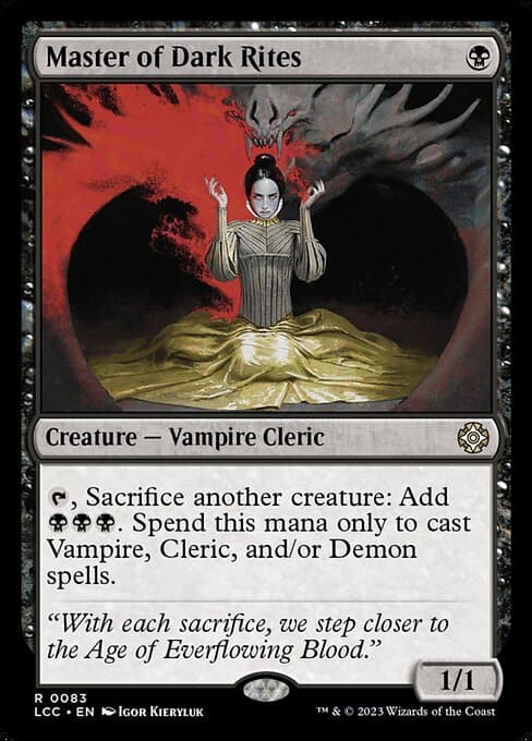 Master of Dark Rites (Rare)