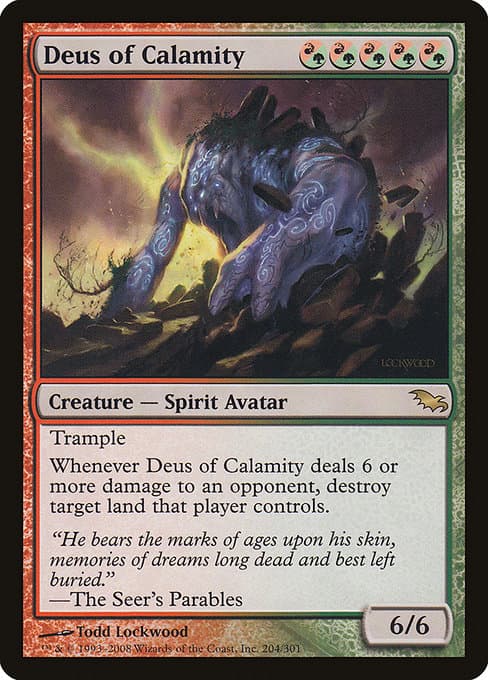 Deus of Calamity from Shadowmoor (Rare)