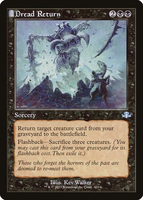 Dread Return from Dominaria Remastered (Uncommon)