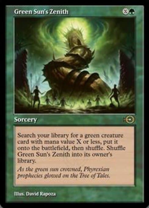 Green Sun's Zenith from Magic Online Promos (Rare)