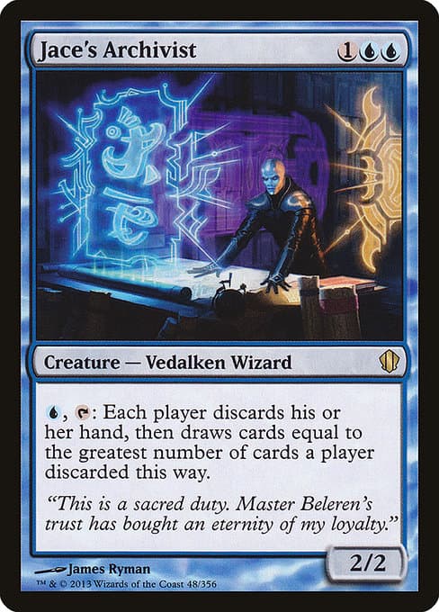 Jace's Archivist from Commander 2013 (Rare)