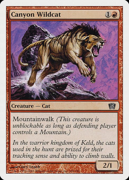 Canyon Wildcat from Eighth Edition (Common)