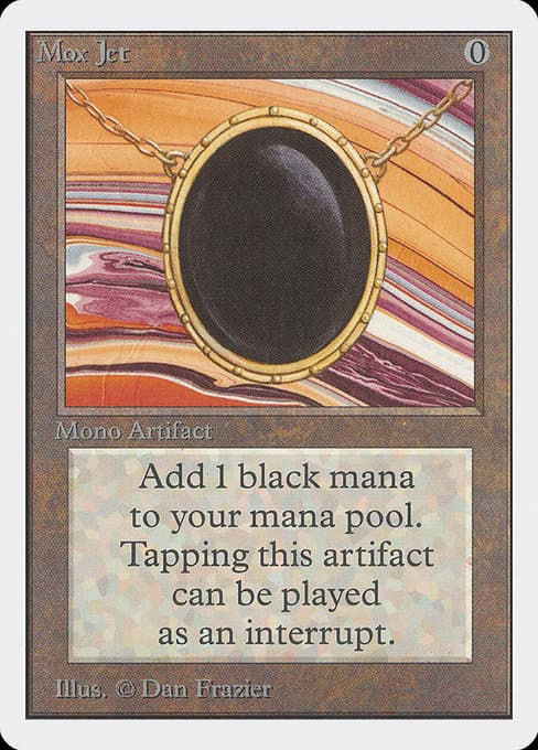 Mox Jet from Unlimited Edition (Rare)