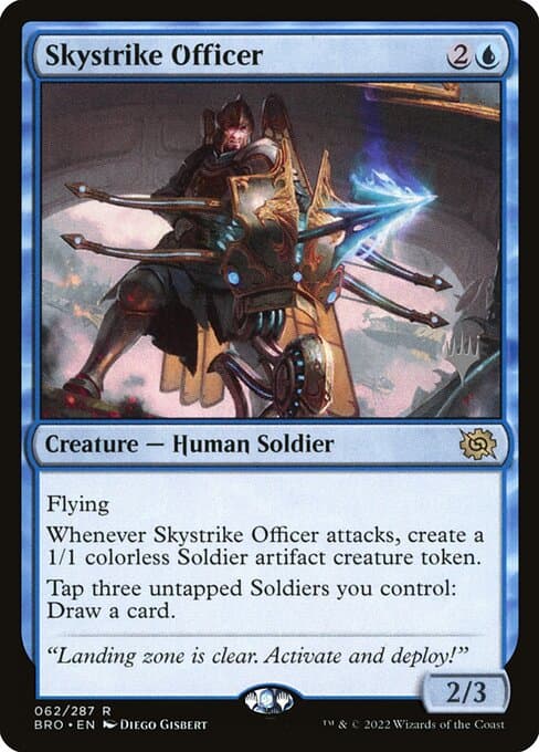 Skystrike Officer from The Brothers' War Promos (Rare)